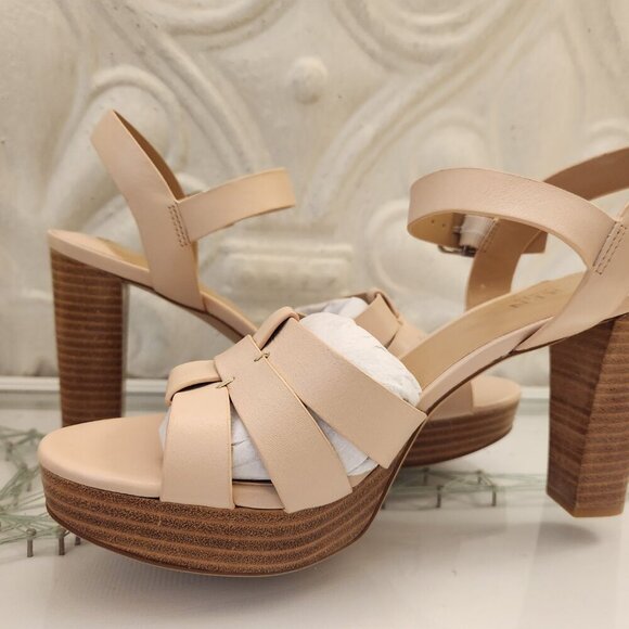 Ralph Lauren " Soffia" Soft Pink Nappa Platform Sandals. NIB. Size 10 - Picture 5 of 10